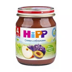 4204 Пюре Слива-яблоко 125г HiPP- цены в Умани