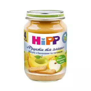 4710 Яблоко-Банан-Печенье 190г HiPP- цены в Одессе