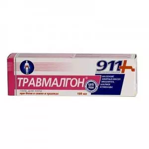 911 Травмалгон гель-бальзам д / тіла розігріваючий 100мл- ціни у Южноукраїнську