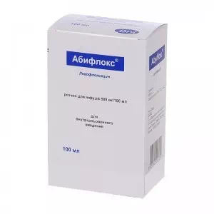 Абифлокс раствор для инфузий 500 мг 100 мл по 100 мл во флаконе №1- цены в Херсоне