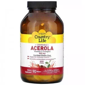Ацерола витамин С комплекс 500мг 90 жев.табл.- цены в Глыбокая