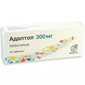 Відгуки про препарат Адаптол табл. 300мг N20