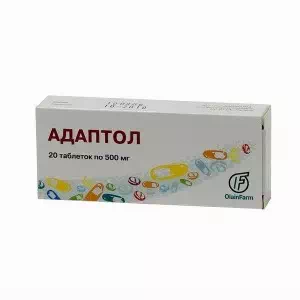 Адаптол таблетки 500мг №20- ціни у Одесі