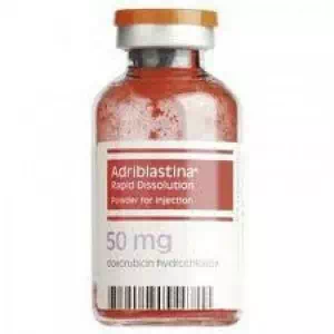 Адрибластин швидкорозчинний ліофілізат для р-ну д/інф. по 50 мг №1 у флак.- ціни у Обухові