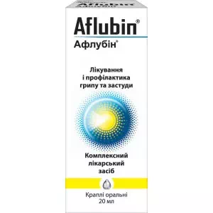Афлубин капли для перорального применения флакон 20мл- цены в Червонограде