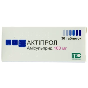 Актипрол таблетки 100мг №30- цены в Запорожье