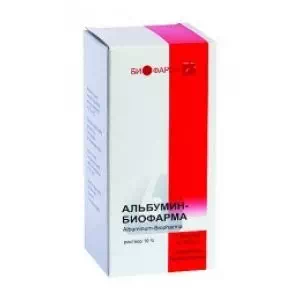 Альбумін-Біофарма розчин д/інф. 10 % по 100 мл у флак.- ціни у Мирнограді