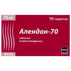 АЛЕНДОН-70 ТАБ. 70МГ #10(10X1)- цены в Никополе