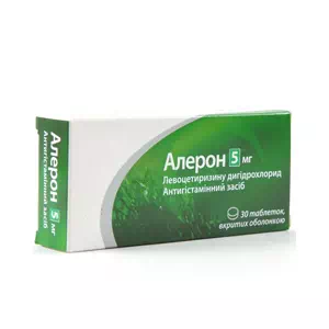 Алерон таблетки в/о 5мг N30- ціни у Миколаїві