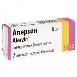 алерзин таблетки по 5мг №7- цены в Першотравенске