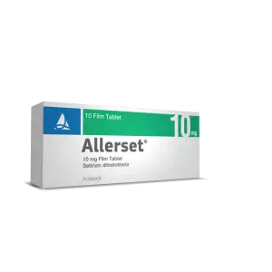 Аллерсет таблетки, в/плів. обол. по 5 мг №10- ціни у Полтаві