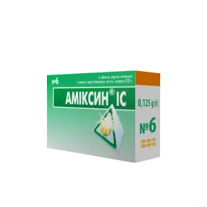 Амиксин IC таблетки 0.125г №6- цены в Днепре