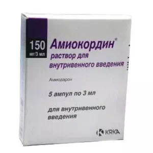 Амиокордин раствор для инъекций ампулы 3мл №5- цены в Доброполье