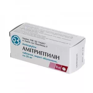 амитриптилин таблетки по 25мг №25 банка- цены в Ровно