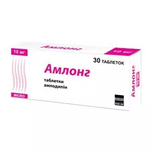 Аналоги и заменители препарата Амлонг таблетки 10мг №30