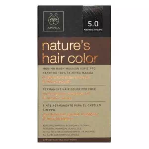АПІВІТА Фарба для волосся натуральна №5.0 колір світло-коричневий- ціни у Марганці