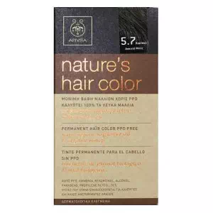 АПІВІТА Фарба для волосся натуральна №5.7 колір світло-коричневий з бежевим відтінком- ціни у Южноукраїнську