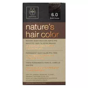 АПІВІТА Фарба для волосся натуральна №6.0 колір темно-русявий- ціни у Южноукраїнську