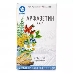 Відгуки про препарат Арфазетин збір ф/пак.1.5г №20 ТМ Айві