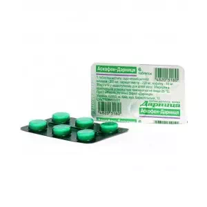 Отзывы о препарате аскофен-Дарница таблетки №6