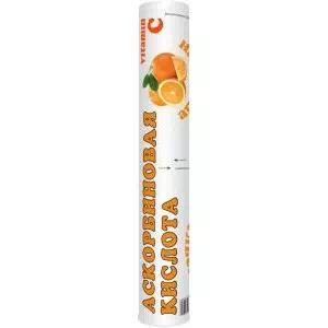 Аскорбиновая кислота ENJEE со вкусом апельсина таблетки 3г №20- цены в Запорожье