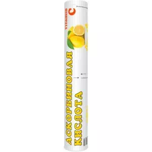 Аскорбиновая кислота ENJEE со вкусом лимона таблетки 3г №20- цены в Николаеве