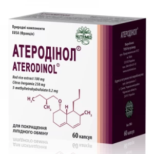 Инструкция к препарату Атеродинол капсулы №60(10х6)