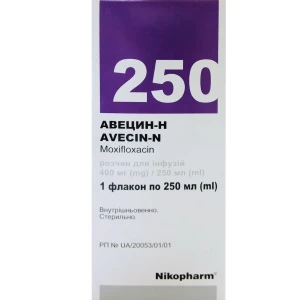 Авецин-Н раствор для инфузий 400 мг/250 мл флакон 250 мл №1- цены в Одессе