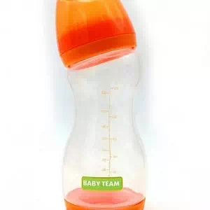 Baby Team 1201 Пляшечка скляна з соскою 250мл- ціни у Лимані