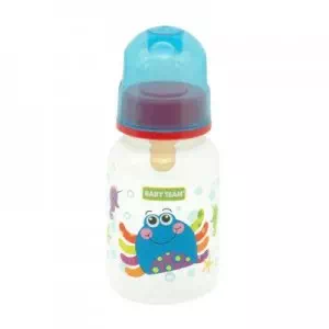 BABY TEAM Бутылочка с латексной соской, 125 мл 0+ краб арт.36333&3 арт.36333&3- цены в Покрове