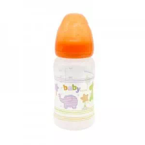 BABY TEAM Бутылочка с широким горлом, 250мл 6+ оранжевая арт.34633&4 арт.34633&4- цены в Вознесенске