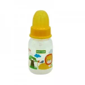 BABY TEAM Бутылочка с силиконовой соской, 125 мл желтая арт.36792&6 арт.36792&6- цены в Бахмуте