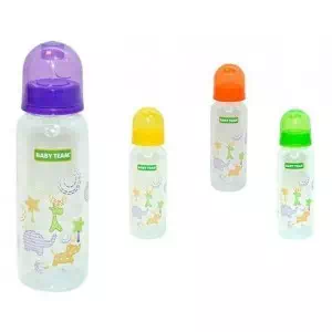 BABY TEAM Бутылочка с силиконовой соской, 250 мл 0+ 1410 фиолетовая арт.36332&4- цены в Днепре