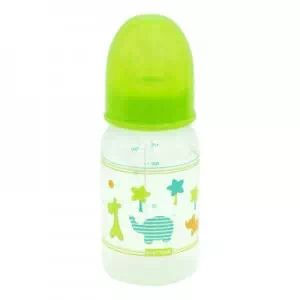 BABY TEAM Бутылочка стандартная, 125мл 0+ 1101_зеленый арт.34638- цены в Мариуполе