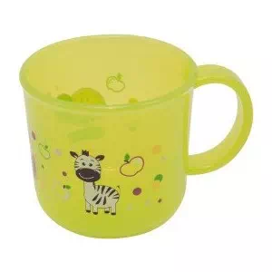 BABY TEAM Чашка детская (прозрачная), 200мл. арт. 37628&2 зеленая- цены в Бровары
