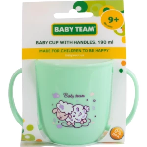 Baby Team Чашка дитяча з ручками 190мл 6008- ціни у Оріхові