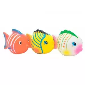 BABY TEAM Набор игрушек для ванны Разноцветные рыбки 9006_светлые арт.34793- цены в Снятыне