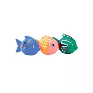 BABY TEAM Набор игрушек для ванны Разноцветные рыбки 9006_темные арт.34793- цены в Пологах