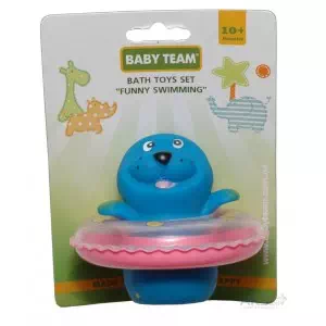 BABY TEAM Набор игрушек для ванны Забавное купание 9008_тюлень арт.34795- цены в Бахмуте