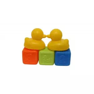 BABY TEAM Набор игрушек Кубики & утки , 5 элементов 8851_Желтые уточки арт.37235- цены в Миргороде