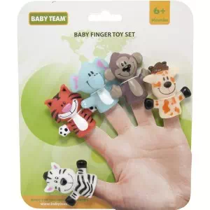 BABY TEAM Набор игрушек на пальцы Весёлые пушистики (текстиль) арт.37634- цены в Марганце