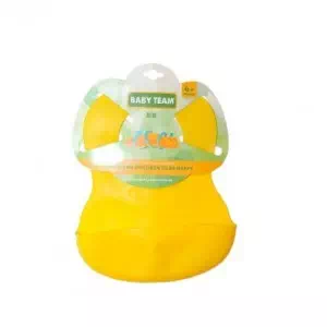 BABY TEAM Нагрудник (резиновый) 6500_желтый арт.34612- цены в Конотопе