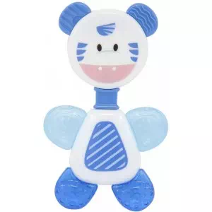 BABY TEAM Погремушка-прорезыватель 3+ мишка голубой арт.36016&9- цены в Тернополе