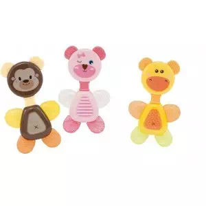 BABY TEAM Погремушка-прорезыватель 3+ мишка розовый арт.36016&7- цены в Днепре