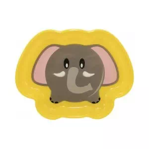 BABY TEAM Тарелка детская глубокая Любимые зверушки слоник желтый арт.38114&2- цены в Хмельнике