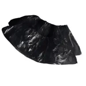 Бахилы полиэтиленовые 400х140х13мкм (50пар) черные- цены в Полтаве
