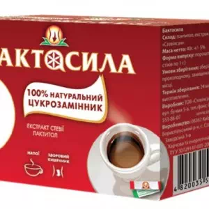 Бактосила подсластитель 40г саше №40- цены в Новомосковске