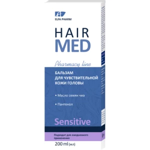 Бальзам Elfa Pharm Hair med Sensitive для чутливої ​​шкіри голови 200 мл- ціни у Миколаїві