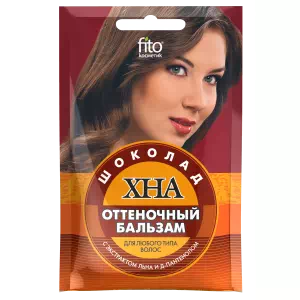 Бальзам відтінковий Хна Шоколад 50мл пак льон, D-пантенол- ціни у Краматорську