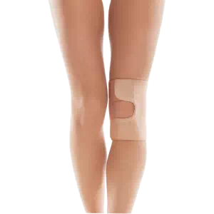 Бандаж для колінного суглоба з відкритою чашкою розмір 1 тип 513-1 бежевий 32-35см- ціни у Соледарі